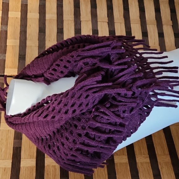 Infinity scarf burgundy - Picture 3 of 3